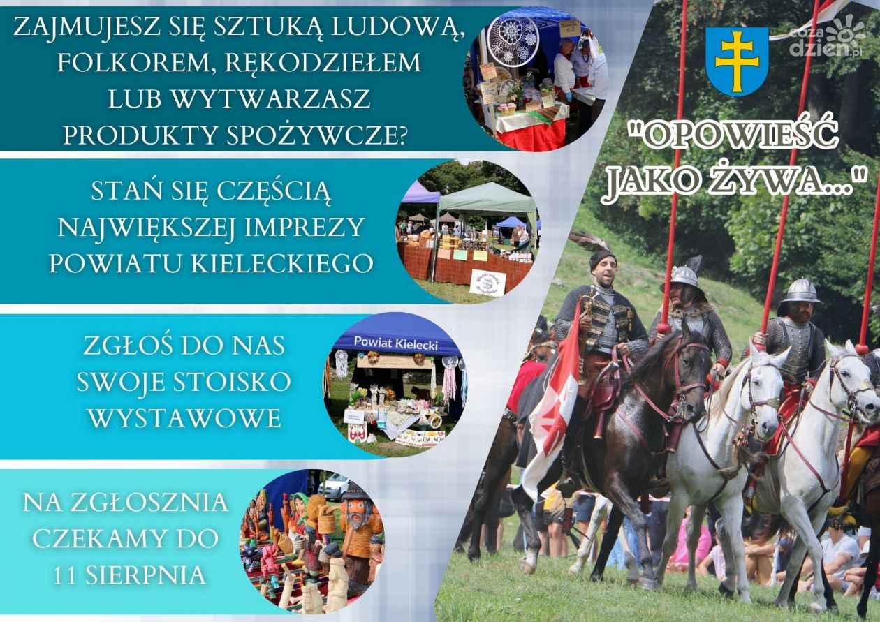 Stań się częścią największej imprezy powiatu kieleckiego – „Opowieść jako żywa…”