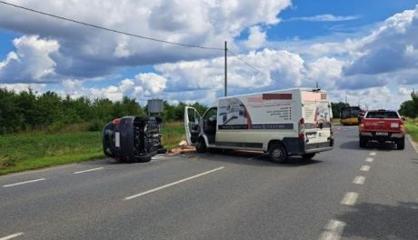 Poważny wypadek w Domaszowicach. Ranna kobieta