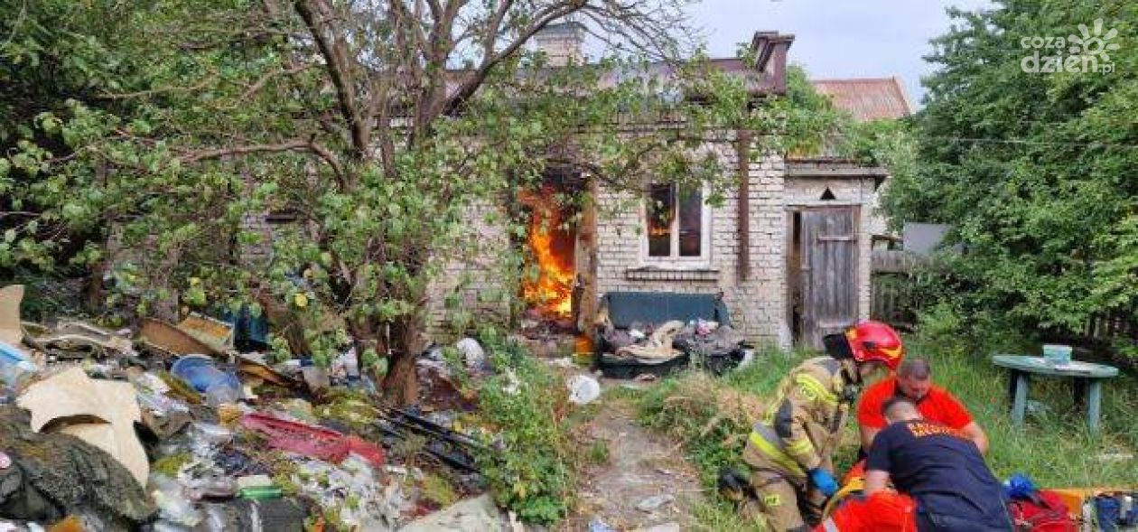 Mężczyzna zmarł w pożarze