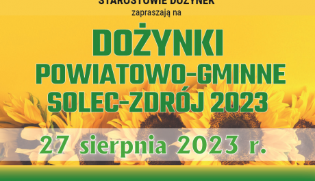 Dożynki powiatu buskiego będą w Solcu Zdroju
