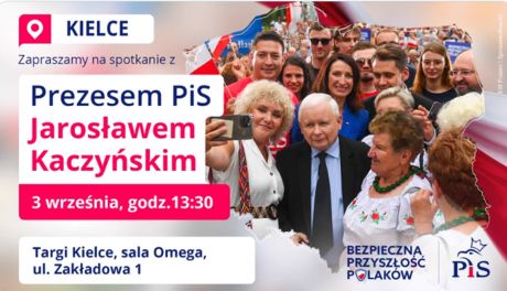 Spotkanie PiS w niedzielę w Kielcach