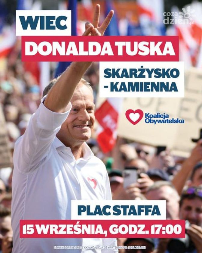 Donald Tusk w Skarżysku