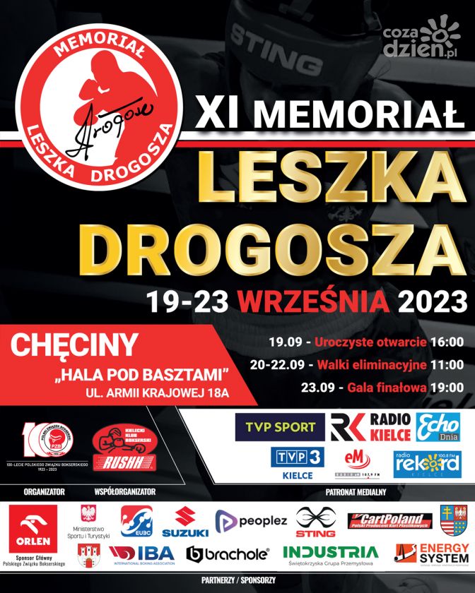 XI Memoriał Leszka Drogosza. Ponad 20-osobowa reprezentacja Polski wystąpi w Chęcinach