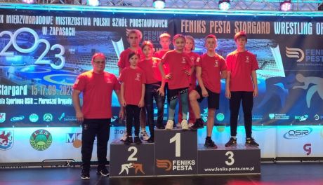 Doskonały start Guliwera na IX Międzynarodowych Mistrzostwach Polski Szkół Podstawowych w zapasach w Stargardzie