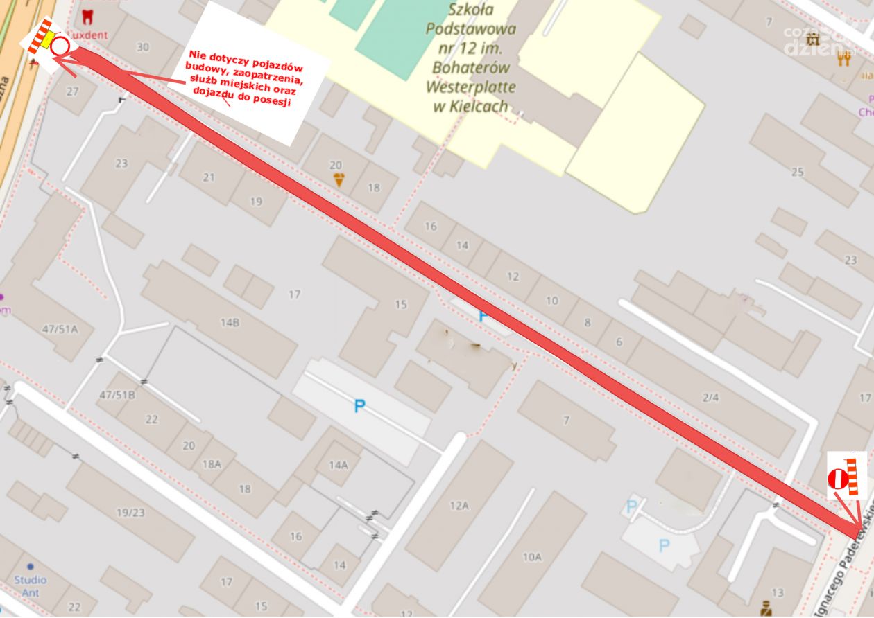 Rozpoczyna się remont ul. Złotej w Kielcach