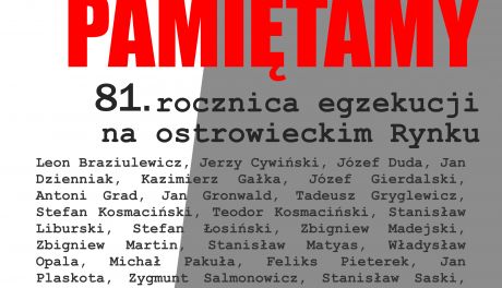 Ostrowiec pamięta. Rocznica egzekucji na Rynku