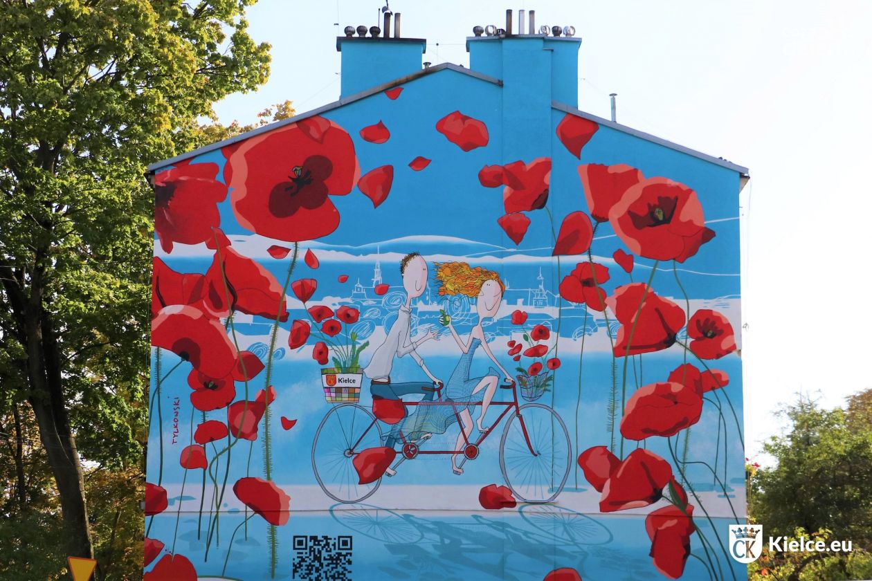 Mamy w mieście nowy mural. „Nasze MAKi” zakwitły na osiedlu Jagiellońskim