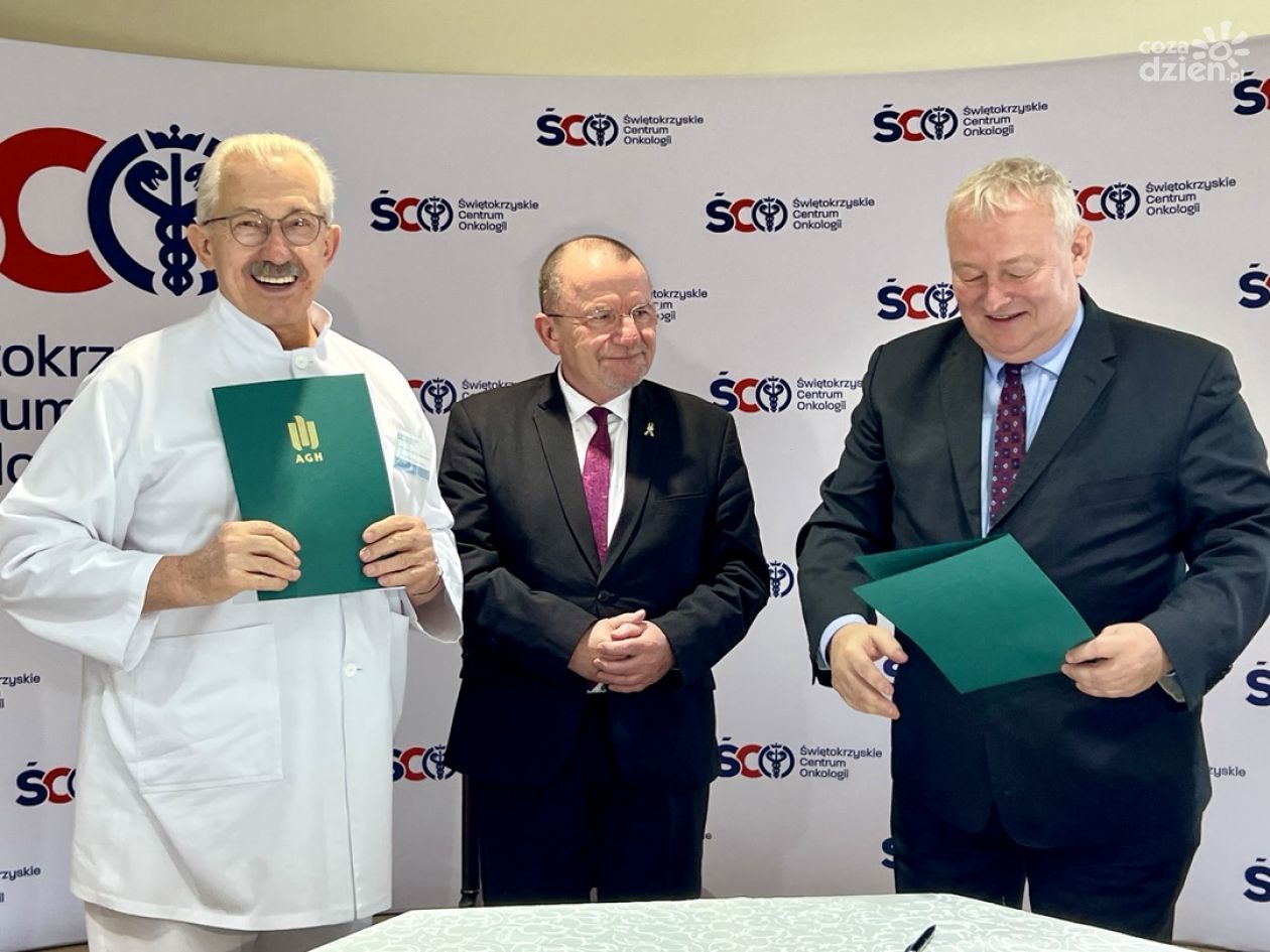 Świętokrzyskie Centrum Onkologii przedłuża współpracę z AGH w Krakowie