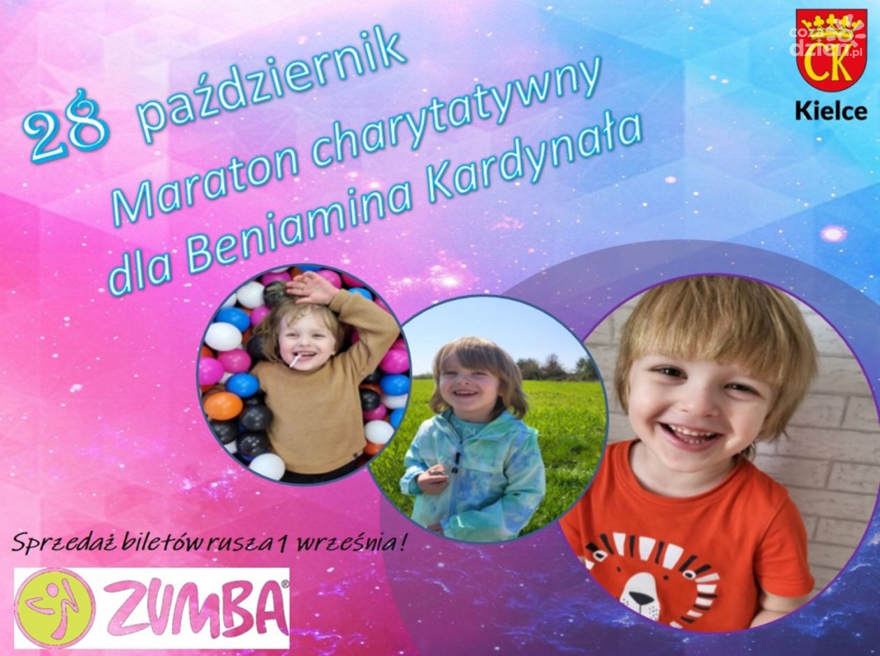 Zumbowy Maraton Charytatywny „W Scyzorykach siła” dla Beniamina Kardynała