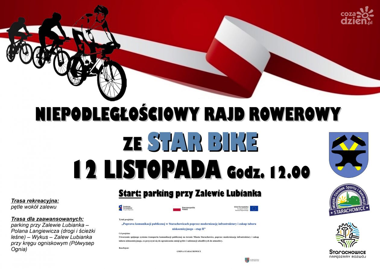 Świętować niepodległość można też na rowerze