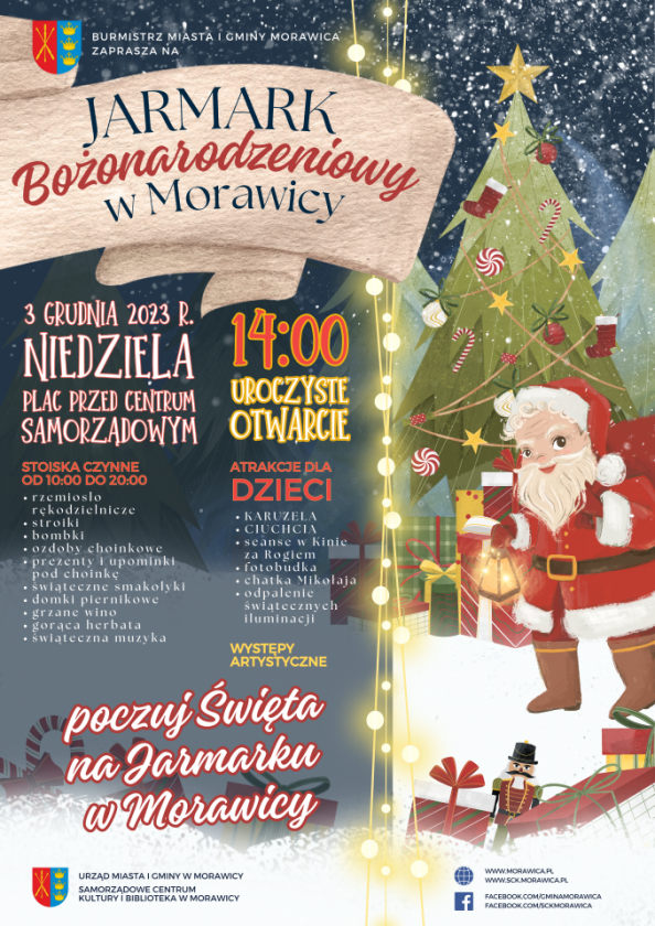 Pierwszy Jarmark Bożonarodzeniowy w tym roku będzie w Morawicy
