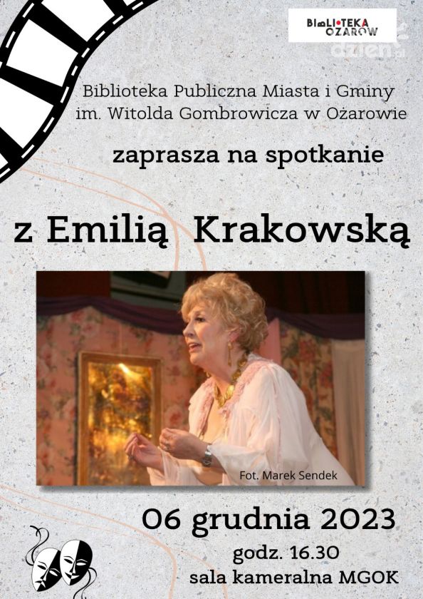 Emilia Krakowska na spotkaniu z mieszkańcami Ożarowa 