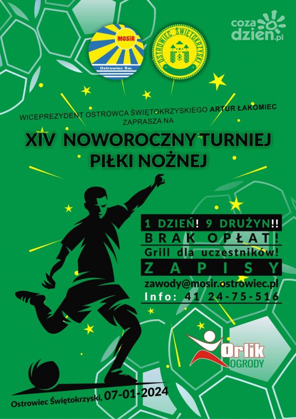 Piłkarski Nowy Rok tradycyjnie powitamy na Orliku!
