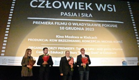 Premiera filmu dokumentalnego "Człowiek wsi. Siła i pasja" w Kinie Moskwa w Kielcach