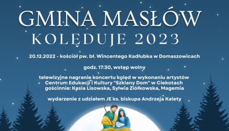 Koncert "Gmina Masłów kolęduje 2023" już w środę 20 grudnia