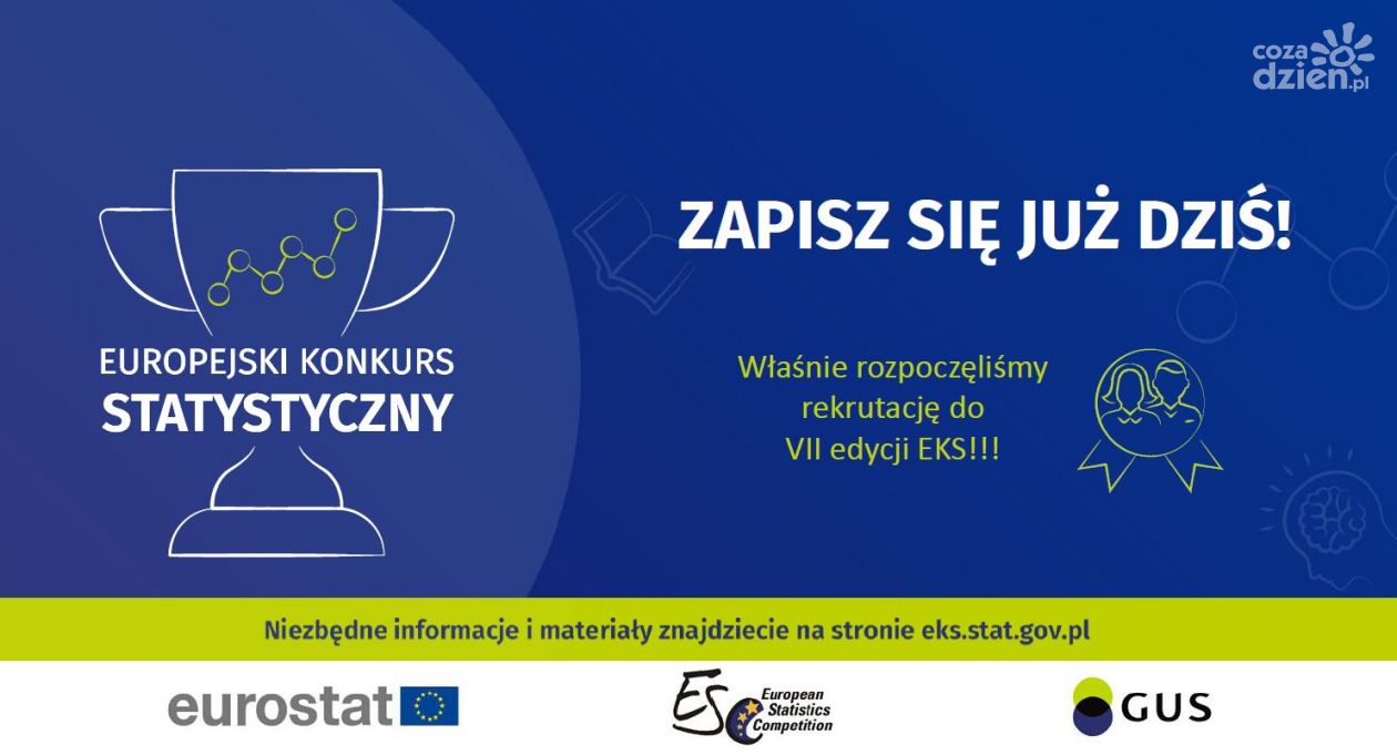 Właśnie ruszyła rekrutacja do VII edycji Europejskiego Konkursu Statystycznego 