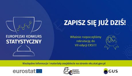 Właśnie ruszyła rekrutacja do VII edycji Europejskiego Konkursu Statystycznego 