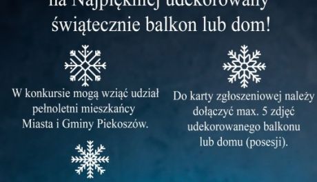 Magia Świąt w Piekoszowie: Konkurs na Najpiękniej Udekorowany Dom