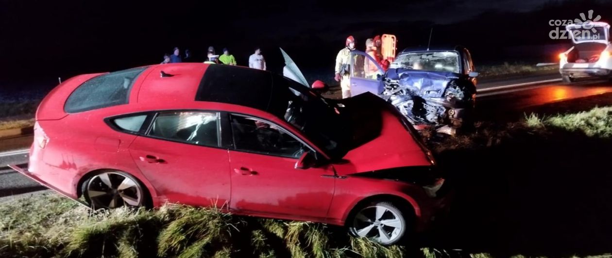 Groźny wypadek w Kamieńczycach w powiecie kazimierskim