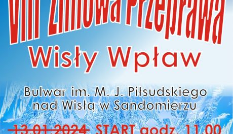 Zimowa przeprawa przez Wisłę przełożona  