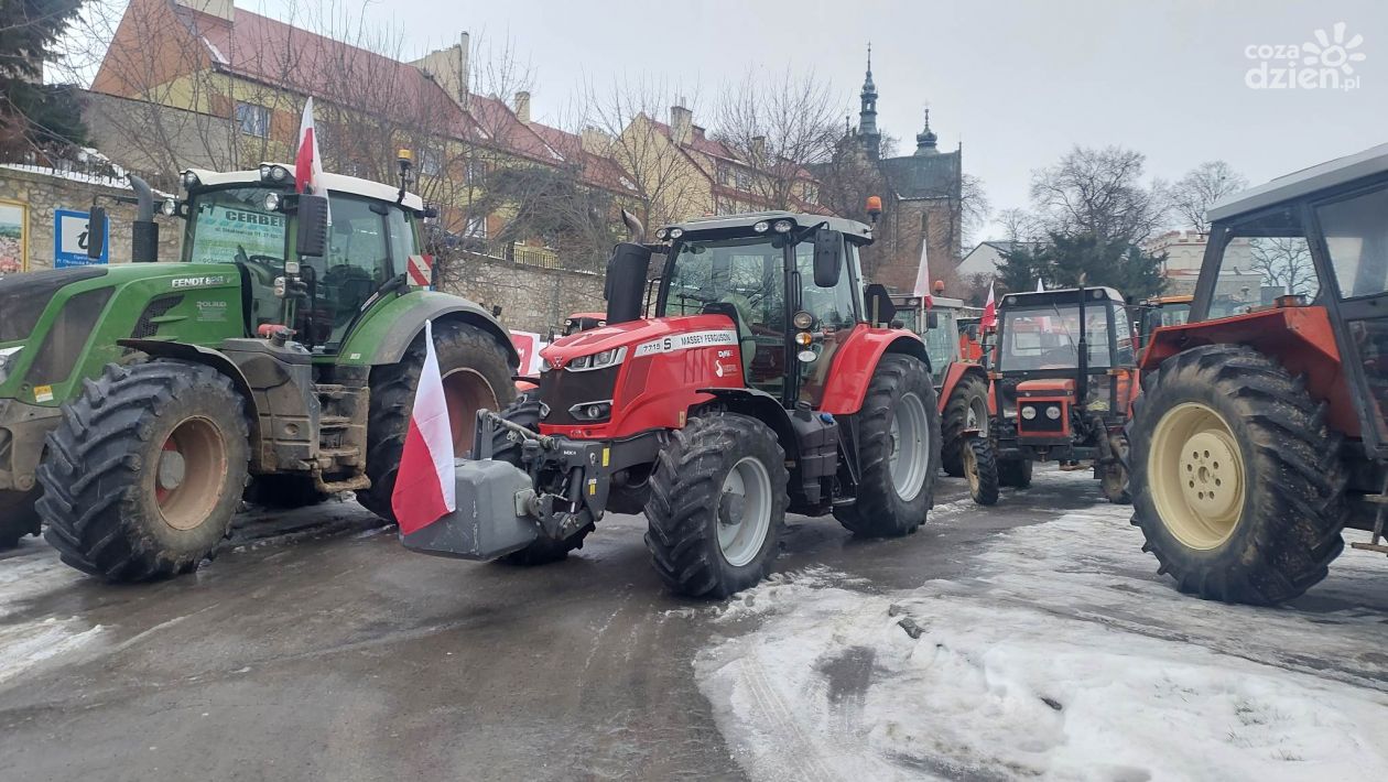 Protest rolników w Opatowie