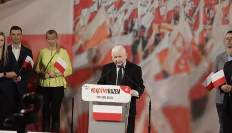 Jarosław Kaczyński odwiedził Kielce