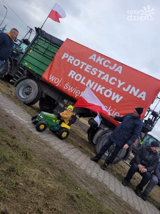 Rolnicy w Nagłowicach zaostrzają protest