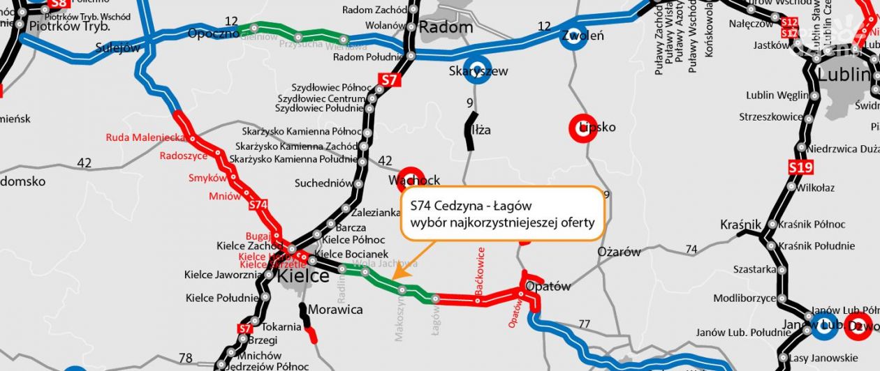 Znany wykonawca najdłuższego w regionie odcinka drogi ekspresowej relacji Cedzyna - Łagów 