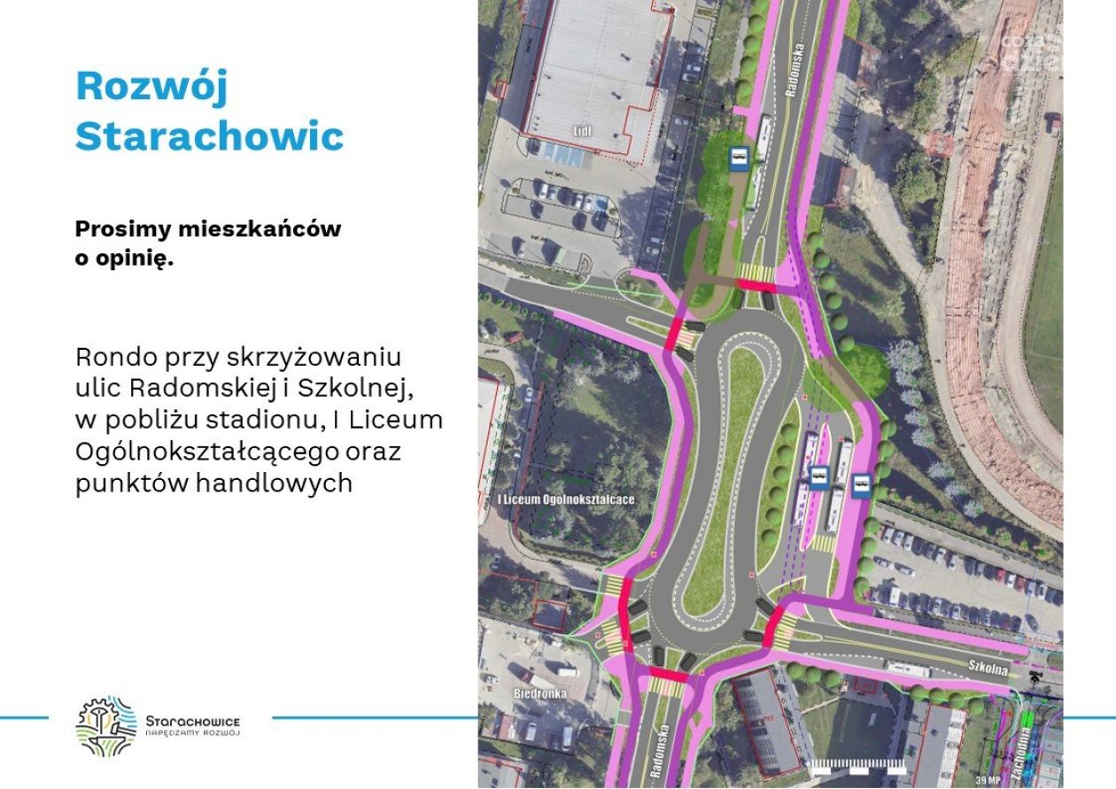 Rondo zamiast skrzyżowania może powstać w Starachowicach 