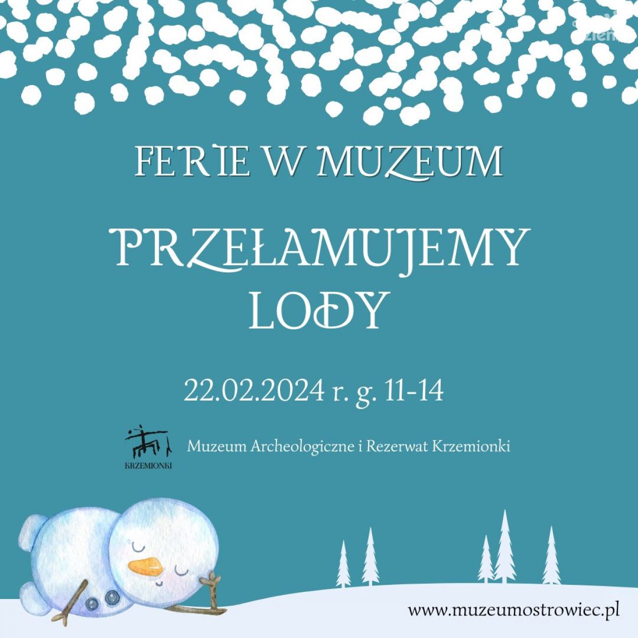 Zimowa propozycja na ferie  muzeum w Krzemionkach  