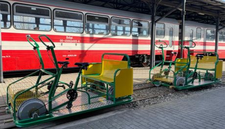 Drezynami rowerowymi do natury