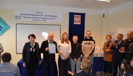 Uczniowie z ostrowieckiej "budowlanki" najlepsi w konkursie BHP