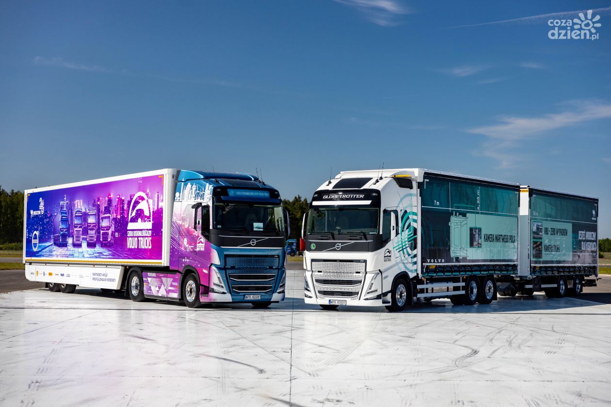 Wyścigi najlepszych kierowców ciężarówek Volvo w Targach Kielce