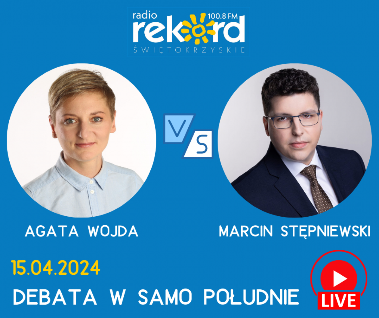 Prezydencka debata w samo południe! Agata Wojda i Marcin Stępniewski