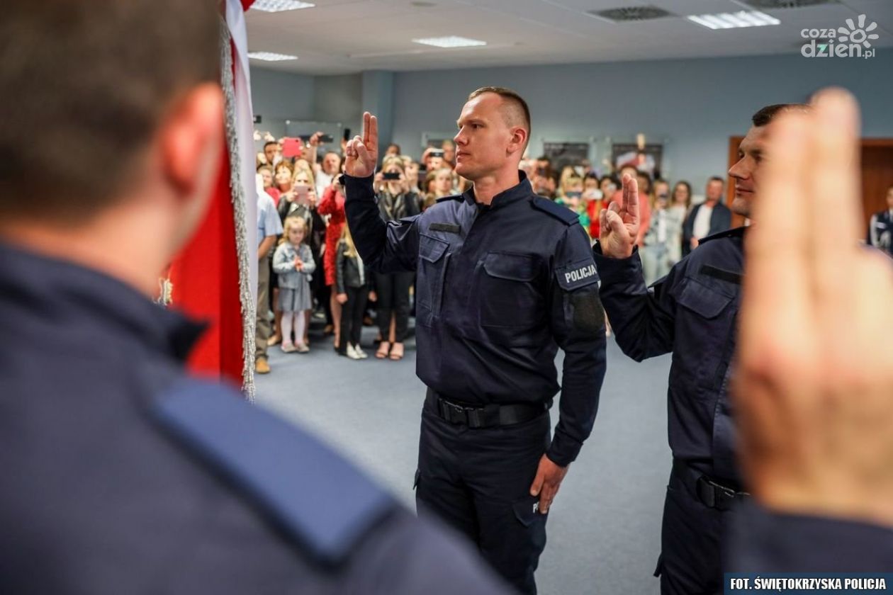 Nowi funkcjonariusze w świętokrzyskiej policji