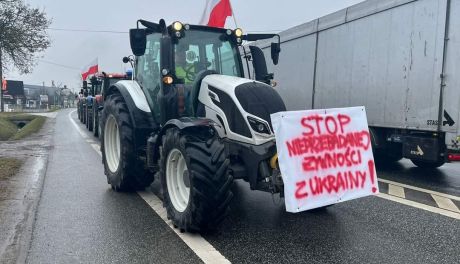 W Bałtowie rolnicy protestują przeciwko "Zielonemu Ładowi" 