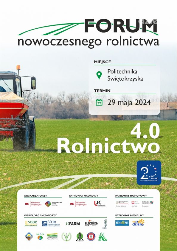 Czesław Siekierski będzie w na Forum Nowoczesnego Rolnictwa w PŚK