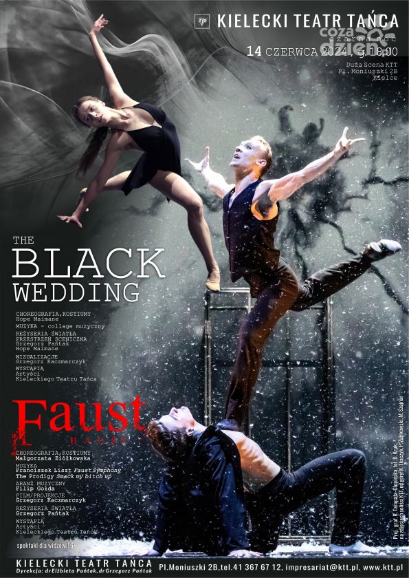 Czarna Noc, czyli wieczór z dwoma spektaklami KTT pt. „THE BLACK WEDDING” oraz „FAUST-HAUST”