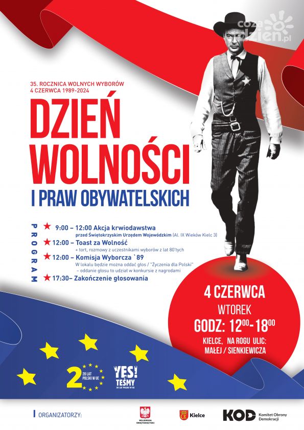 Spotkajmy się w lokalu wyborczym 4 czerwca. Dzień Wolności i Praw Obywatelskich