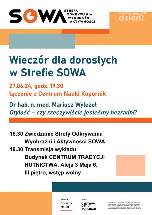 Ostrowiecka SOWA tym razem dla dorosłych 