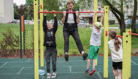 Strefa workout efektem współpracy Kielc z InPost w ramach Programu Green City