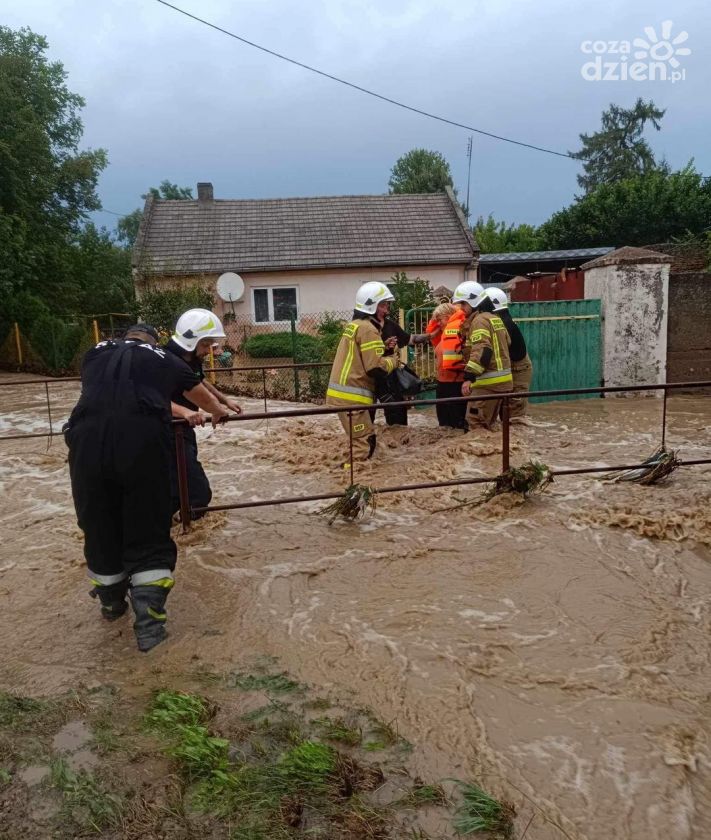 Skutki nawałnicy w regionie