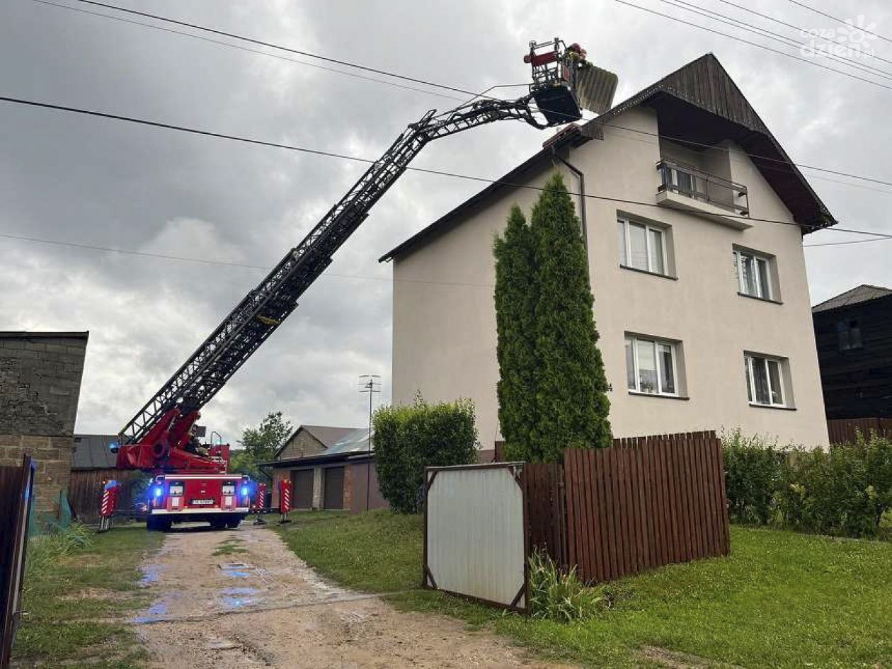 Burza w pow. skarżyskim. Najwięcej szkód w Łącznej