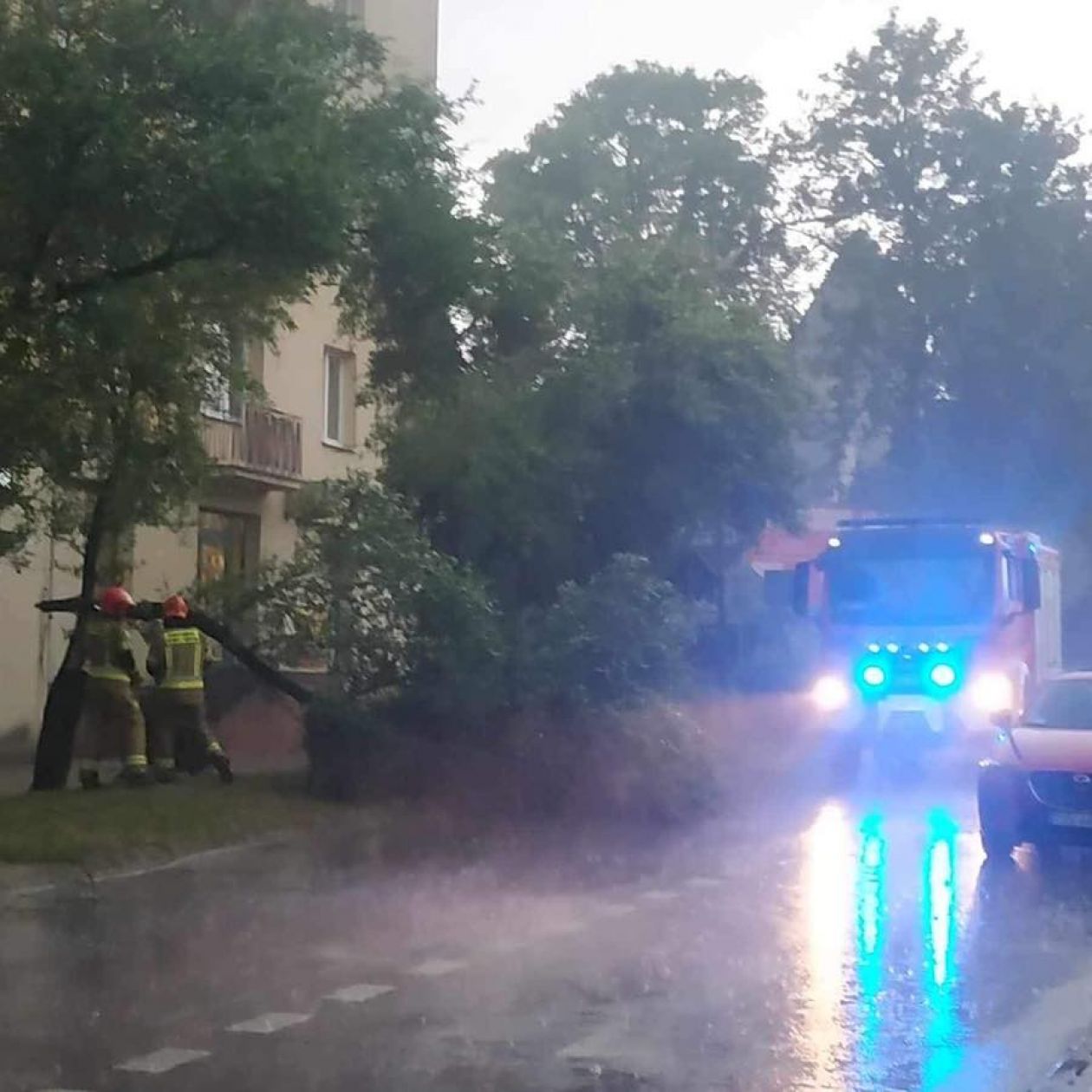 Burze znów groźne w powiecie kieleckim