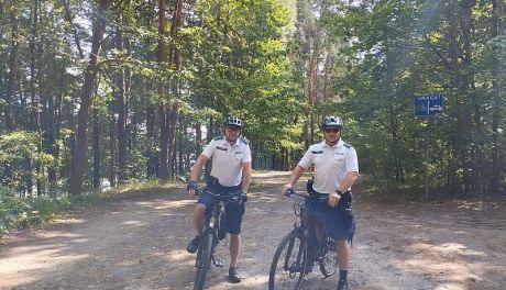 Skarżyscy policjanci na rowerach 