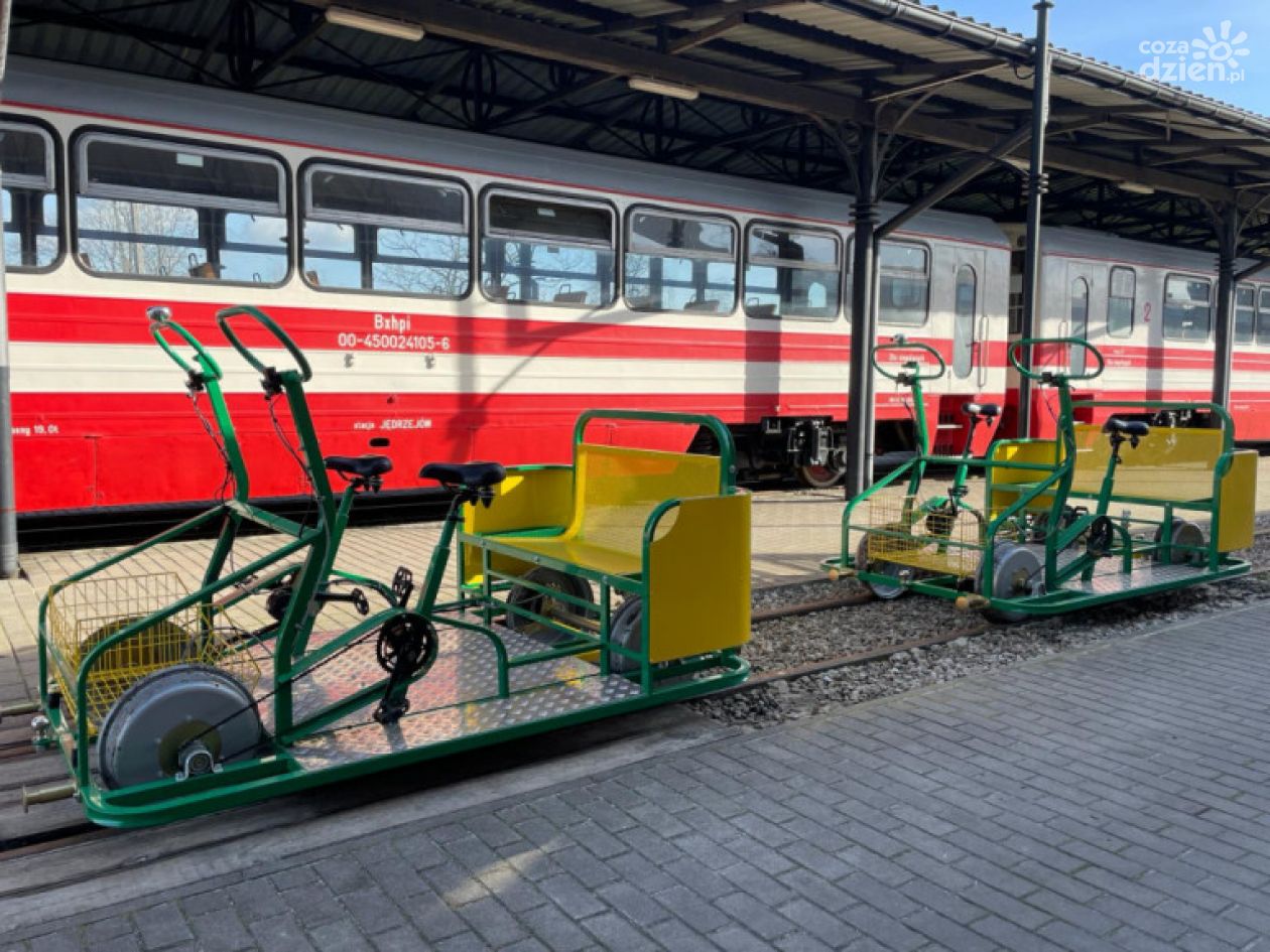 Drezynami rowerowymi przez Nadnidziański Park Krajobrazowy - czyli nowa atrakcja turystyczna