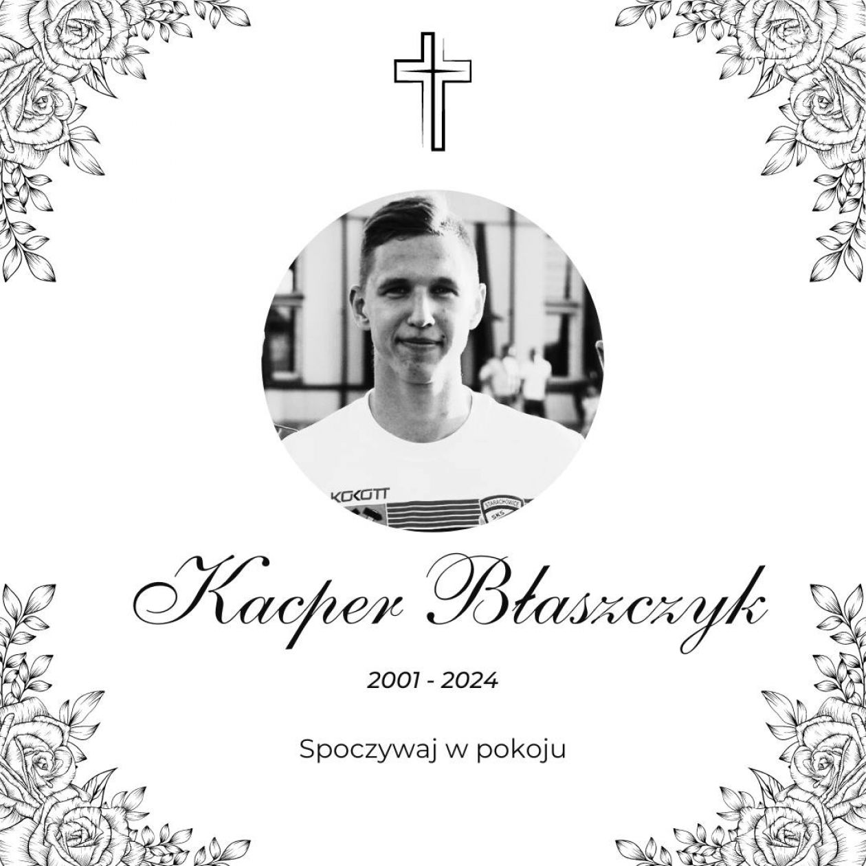 Nie żyje Kacper Błaszczyk, były zawodnik świętokrzyskich drużyn