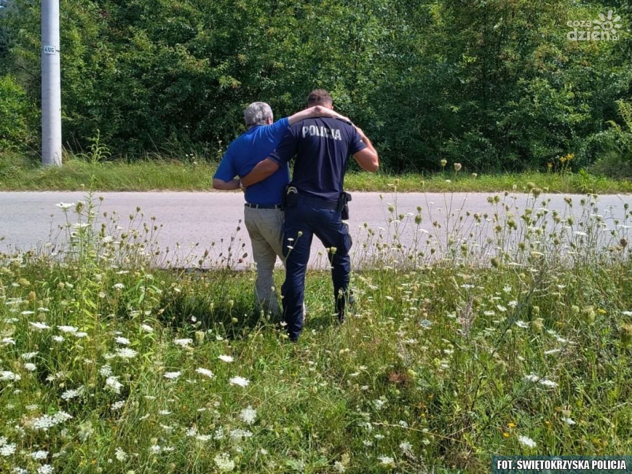 Zaginiony senior szczęśliwie odnaleziony