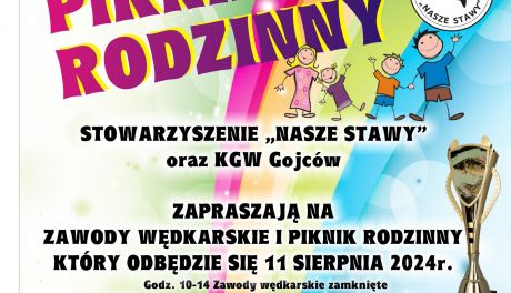 Zawody wędkarskie i atrakcje dla rodzin w czasie pikniku w Gojcowie 