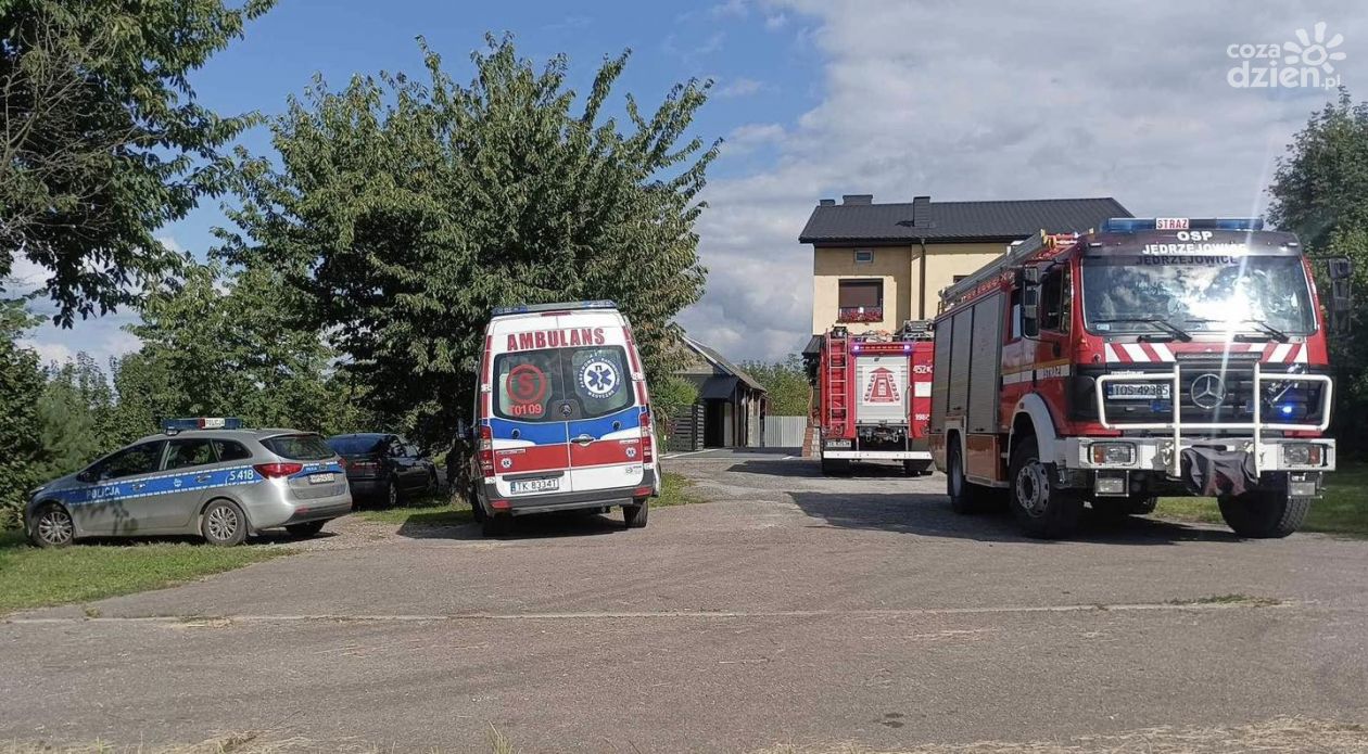 Tragiczny wypadek w Miłkowie. Mężczyzna zginął przyciśnięty przez przewrócony ciągnik